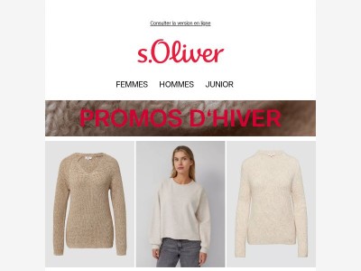 Promos d’hiver : jusqu’à -50 % | Tellement douillets : maille et tissu sweat