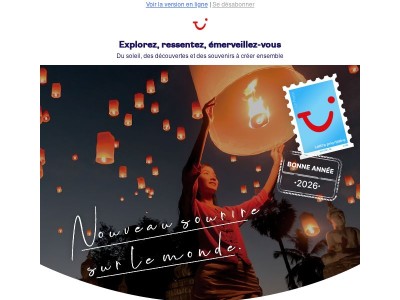 ✨ Que 2026 illumine vos envies d’ailleurs !