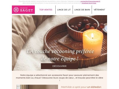 Et vous, quelle sera votre touche cocooning préférée ?  ❤️