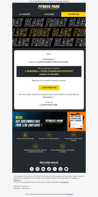 Le BLACK FRIDAY c’est aujourd’hui 🖤