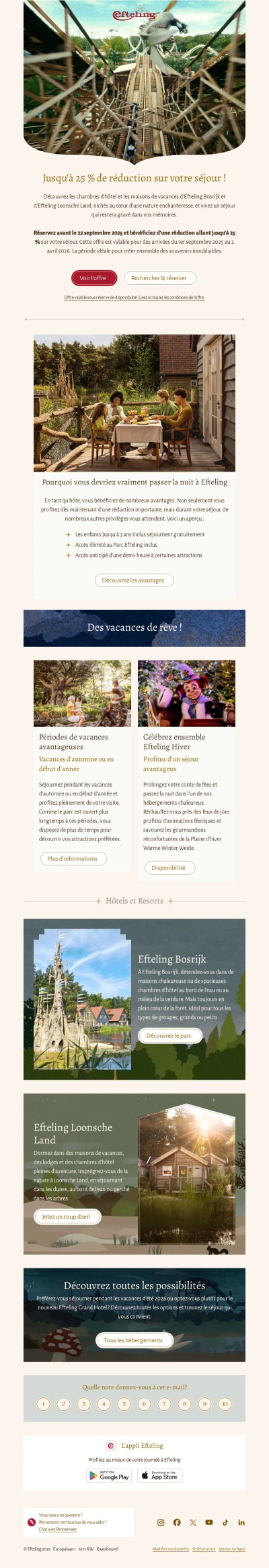 {{ firstname }}, profitez maintenant d’une réduction allant jusqu’à 25 % sur votre séjour !