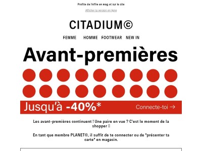 Jusqu'à -40% 🔥