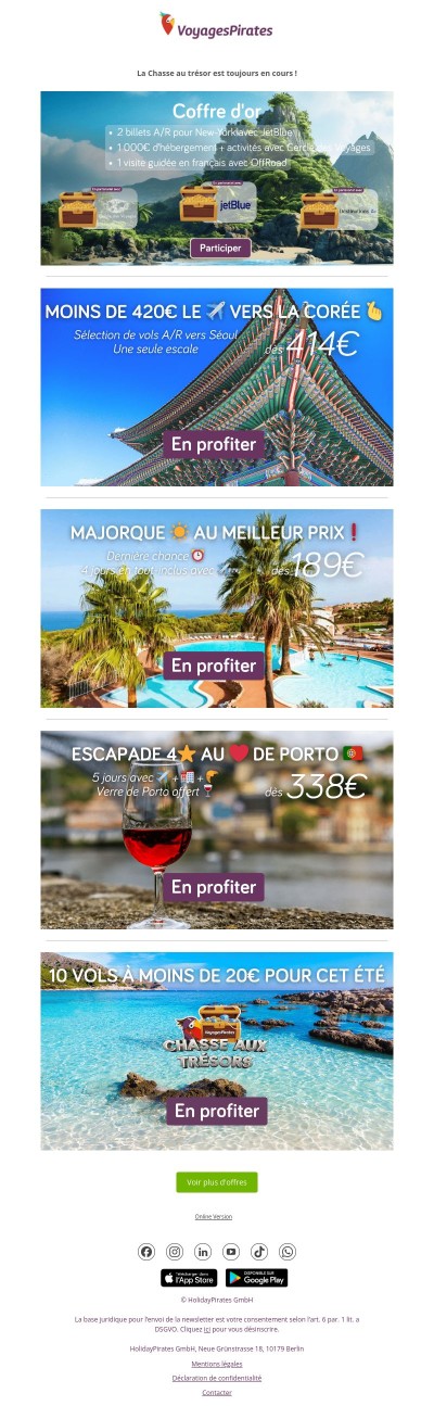 ✈️ 2 billets A/R pour New York à gagner 🏆