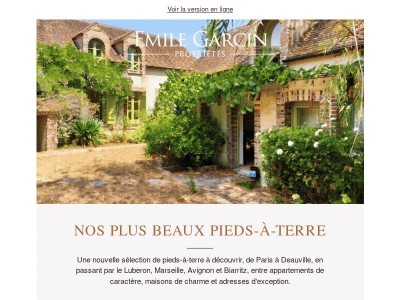 🏡 Notre sélection de pied-à-terre continue