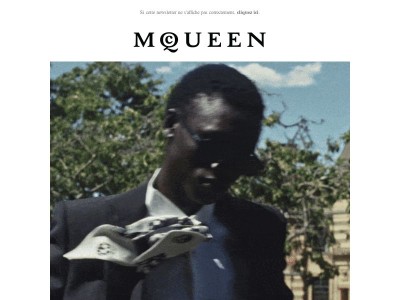 Nouveautés chez McQueen