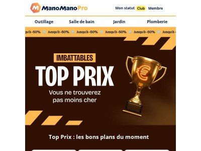 Top Prix : des offres à ne pas laisser passer