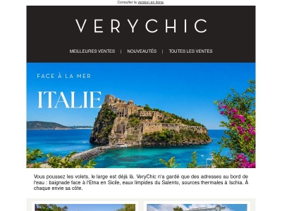 🌊 En Italie, se réveiller face à la mer