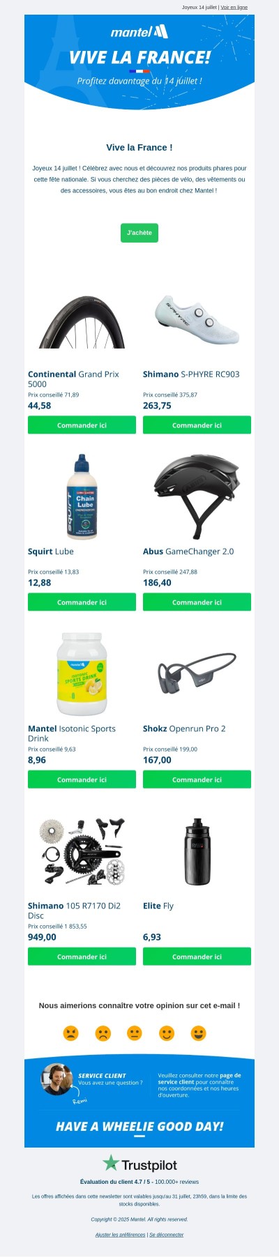 Vive la France ! Célébrez avez nous 🇫🇷