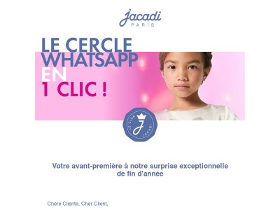 Une surprise vous attend sur Whatsapp 💝