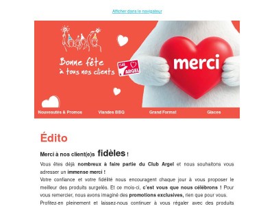 🎁 Des promos jusqu’à -20% pour tous les membres du Club Argel 🙏❤️