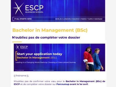 [Parcoursup] 1 avril 2025 | Complétez votre dossier de candidature !