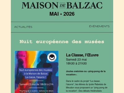 Lettre d'information de mai