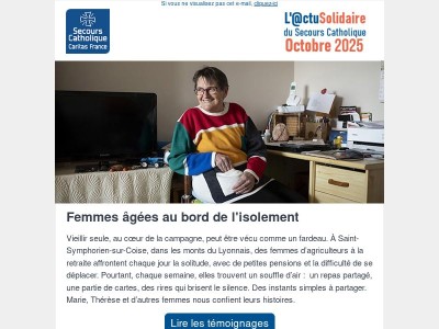[Actusolidaire] Des initiatives pour vaincre la solitude