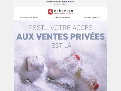 Psst... Les Ventes Privées sont là ! 🚨