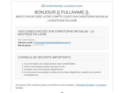 [Christophe Michalak - La boutique en ligne] Bienvenue !