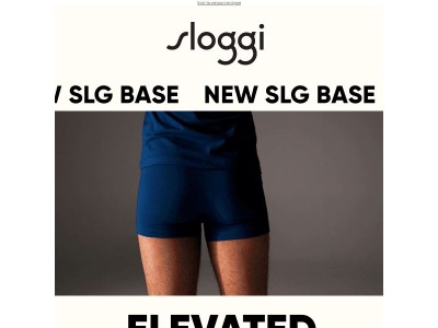 Découvre la nouveauté SLG BASE pour homme, par sloggi