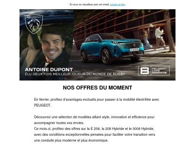 Profitez des offres du moment chez PEUGEOT.