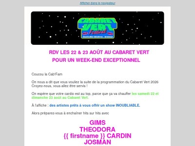 🥳 PLUS D’ARTISTES, PLUS DE FUN 🥳