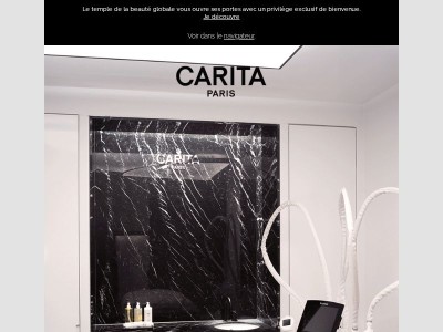 Bienvenue à la Maison Carita