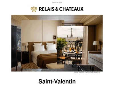 Nos séjours à deux pour la Saint-Valentin