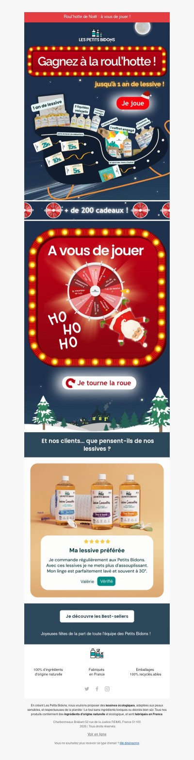 Et si c’était votre tour de gagner à la Roul'hotte de Noël ? 🎄