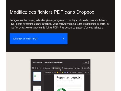(3/9) Modifiez des fichiers PDF directement dans Dropbox