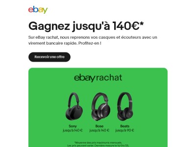💸 Nous rachetons vos anciens casques et écouteurs !