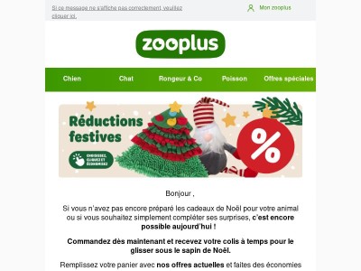 Dernière chance ! Commandez aujourd'hui et recevez votre colis à temps pour Noël 🎅