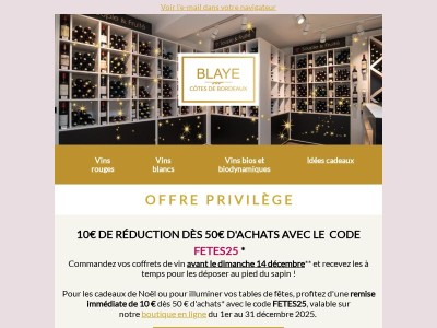 🎁 Il vous reste 10€ à utiliser !