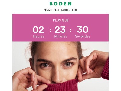 Vite, -40% sur une sélection jusqu'à minuit seulement....