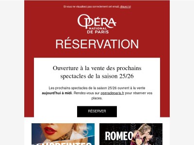 Réservez à midi les prochains spectacles de la saison 25/26 !