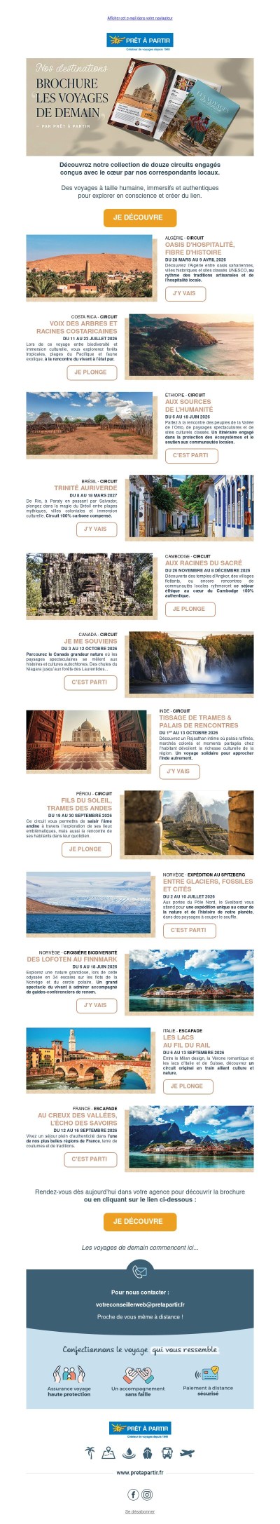 Explorez nos circuits engagés 🌿