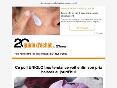 Ne manquez pas les bons plans du jour !