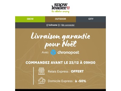 Livraison à prix réduit et garantie pour Noël 📦