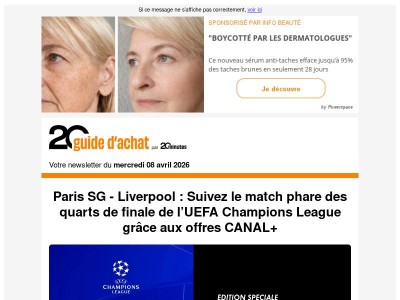 Ne manquez pas les bons plans du jour !