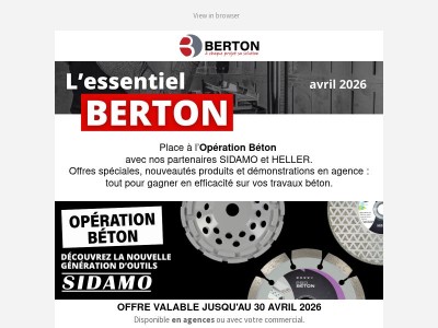 Opération Béton : passez à la vitesse supérieure