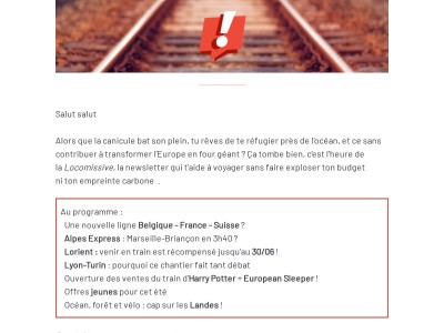 🌊🚂 CAP SUR L'OCÉAN EN TRAIN CET ÉTÉ ?