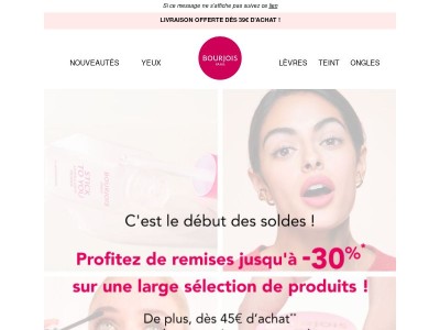 C’est parti ! -30% sur vos favoris et bien plus 💋