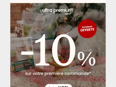 Pour Noël, on vous offre -10% sur votre première commande 🎁