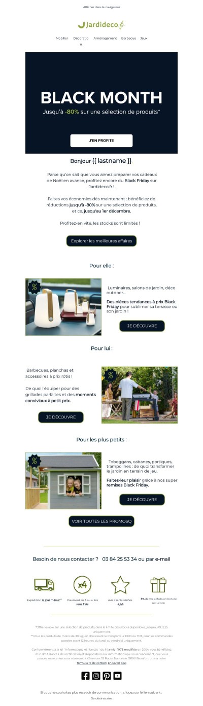 Profitez du Black Friday dès maintenant !