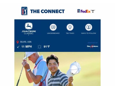TOUR stars celebrate Fourth of July weekend at the 55th John Deere Classic