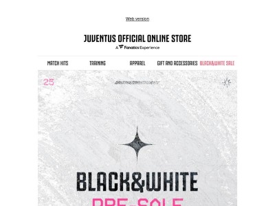 Play ahead: Black&White Sale is here!⚡