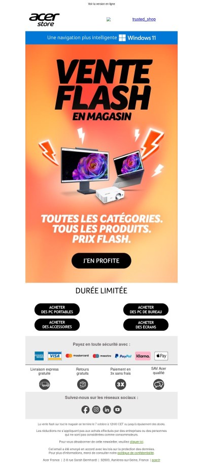 Tout est en promotion. À ne surtout pas manquer ! ⚡