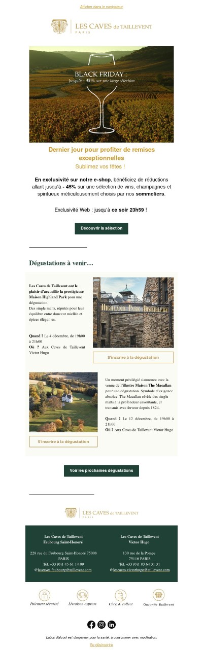 ✨ Black Friday : dernier jour pour en profiter !