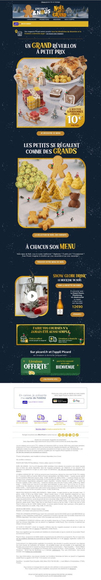 Votre menu de Noël à petit prix ! 🎄