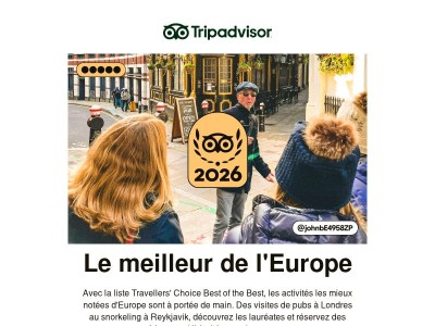 Les meilleures activités en Europe