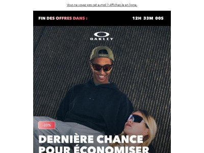 Dernière chance pour profiter de -20% sur les verres polarisés