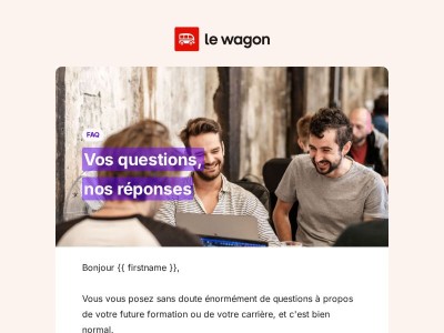 Décrochez l'emploi de vos rêves dans la tech avec Le Wagon