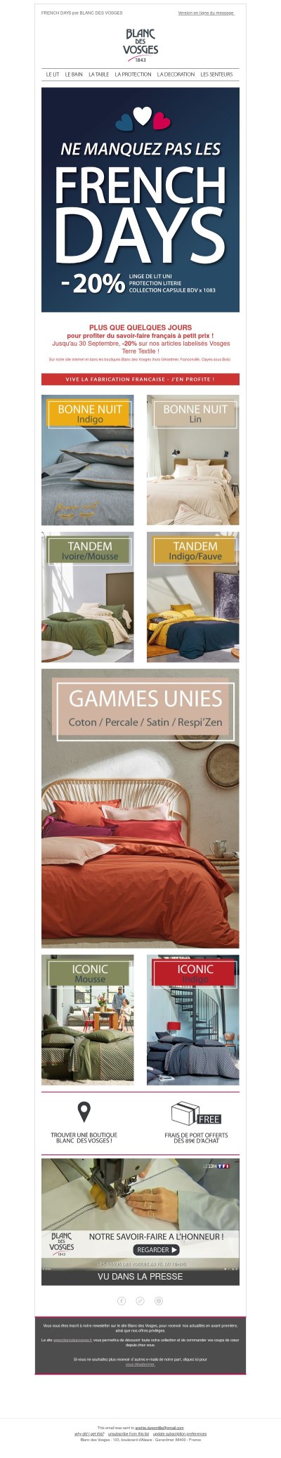 Les French Days se terminent bientôt !