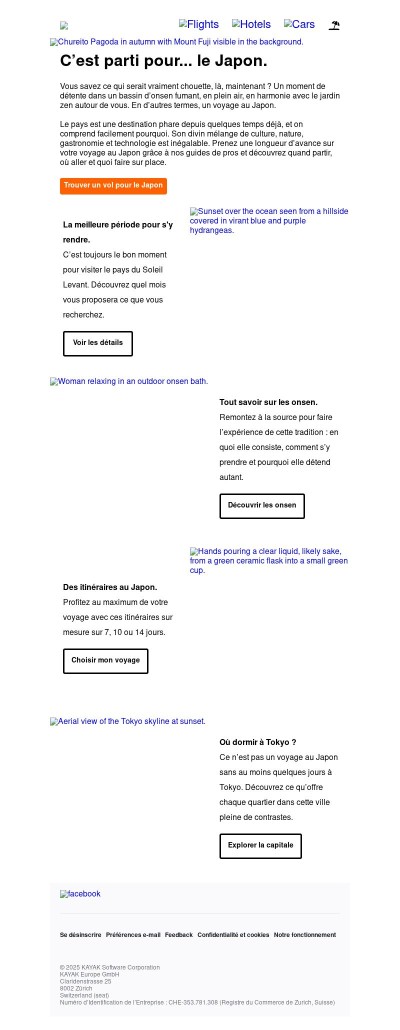 Pleins feux sur le Japon. 🇯🇵